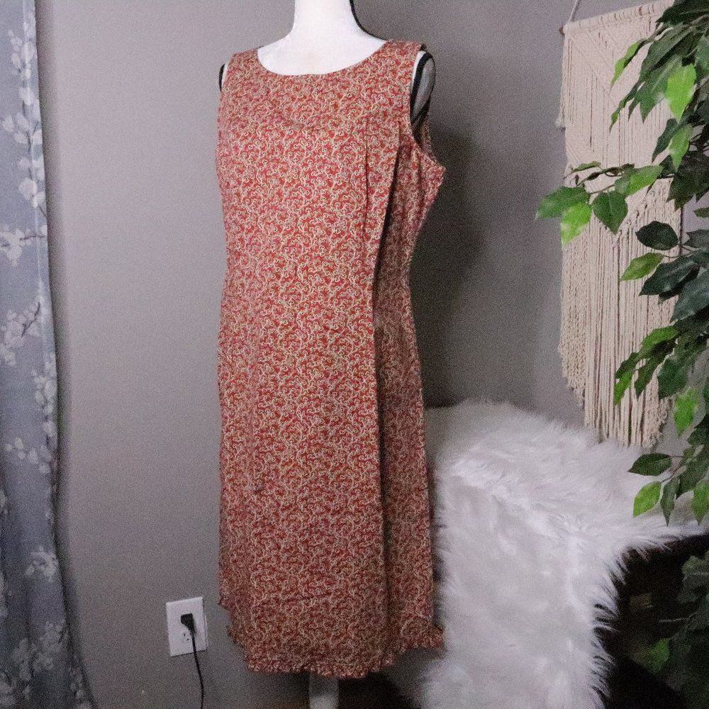 ‎Vintage | 1990's Ditzy Sheath Dress 14